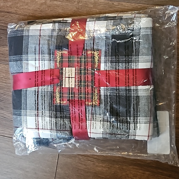 Savage X Fenty Men's Flannel Feels Sleep 2-Piece Set - Dove White Plaid SZ XXXL - Picture 9 of 11